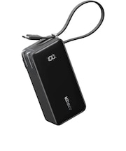 Anker Power Bank (10,000mAh, Fusion, Built-In USB-C Cable)