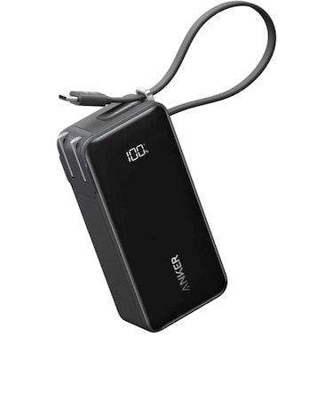 Anker Power Bank (10,000mAh, Fusion, Built-In USB-C Cable)
