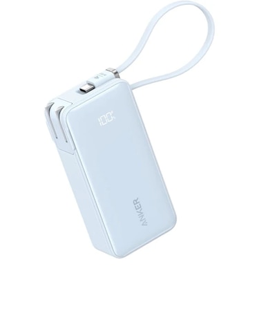Anker Power Bank (10,000mAh, Fusion, Built-In USB-C Cable)