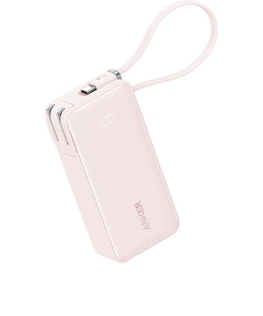 Anker Power Bank (10,000mAh, Fusion, Built-In USB-C Cable)