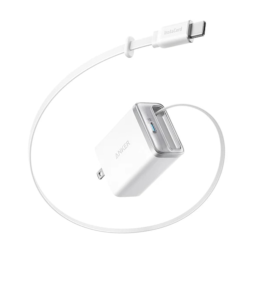 Anker Nano Charger (35W, 巻取り式 USB-Cケーブル)