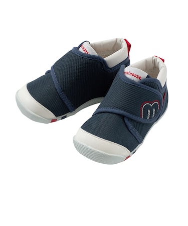 【ラッピング済】WEB限定 55周年記念モデル ミキハウス ファースト ベビーシューズ