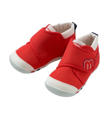 【ラッピング済】WEB限定 55周年記念モデル ミキハウス ファースト ベビーシューズ