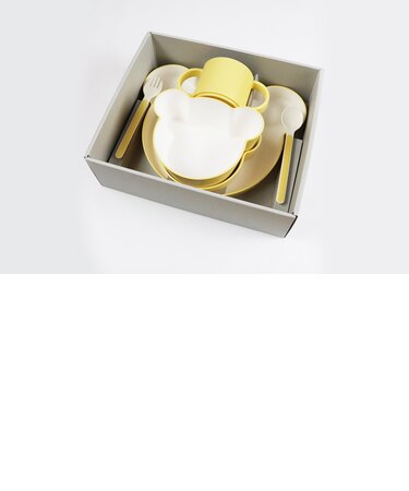 【ラッピング済み】食器セット キッズディッシュ ギフトボックス ベアカトラリー 6点セット tak