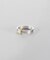 シルバー×K10 コンビカラー ストランドリング