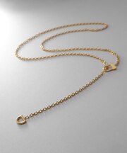 シルバー ロックモチーフ ラリエットネックレス GP