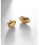 シルバー ホロウピアス オーバルスタッド GP