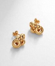 シルバー ニッティングモチーフ ピアス GP