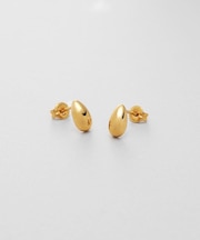 シルバー ペアシェイプ スタッドピアス GP