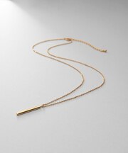 シルバー オーバルバーネックレス GP
