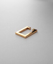 シルバー レクタングルイヤーカフ GP