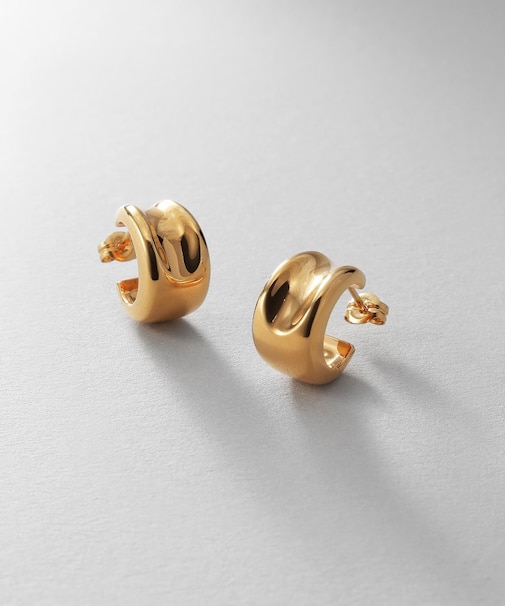 シルバー コンケイブピアス GP