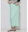 ウェーブラインパイル巻きスカート