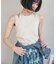 レイヤードカップ付きキャミ