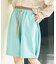バイカラースウェットハーフパンツ