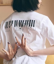 ピアノ グラフィックTシャツ