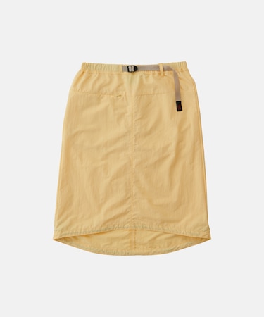 NYLON PACKABLE MIDI SKIRT