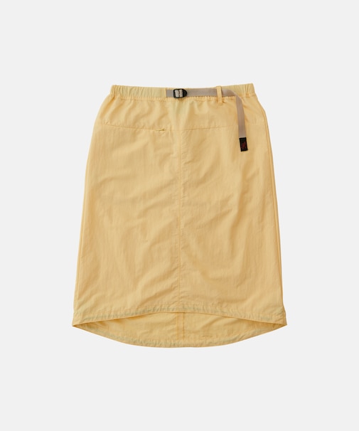 NYLON PACKABLE MIDI SKIRT