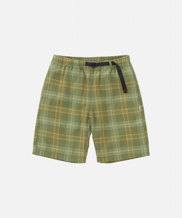 HEMP G-SHORT PLAID