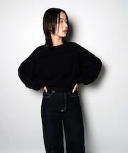 SHIRRING KNIT PO