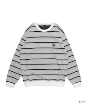 BORDER CREW KNIT
