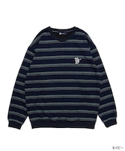 BORDER CREW KNIT