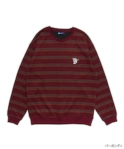 BORDER CREW KNIT