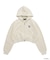 OG PIGMENT CROPPED ZIP HOODIE(WOMEN)
