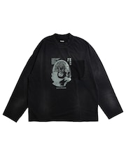 DIRTY PRINT L/S TEE