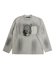 DIRTY PRINT L/S TEE