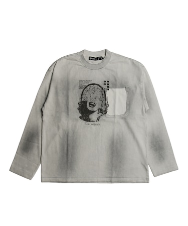 DIRTY PRINT L/S TEE
