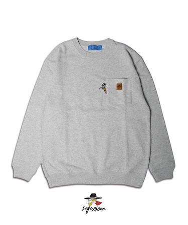 POCKET EMB SWEAT