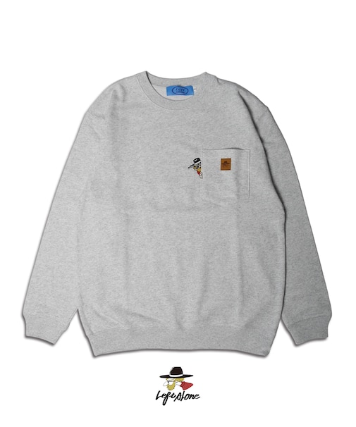 POCKET EMB SWEAT