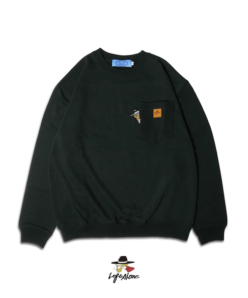 POCKET EMB SWEAT