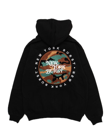 CIRCLE CAMO WAPPEN ZIP HOODIE