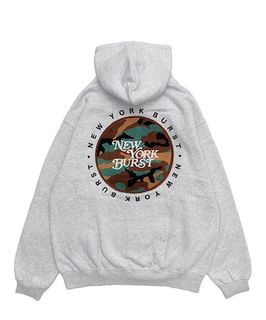 CIRCLE CAMO WAPPEN ZIP HOODIE