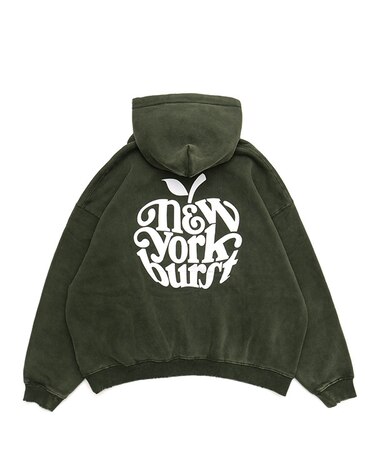 APPLE PIGMENT BOXY HOODIE