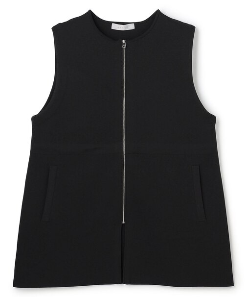 【セレモニー】BEAUTY FORM KNIT ZIPジレ