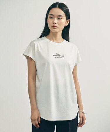 【新色追加】BEAUTY FORM-T cotton ロゴ フレンチスリーブ Tシャツ