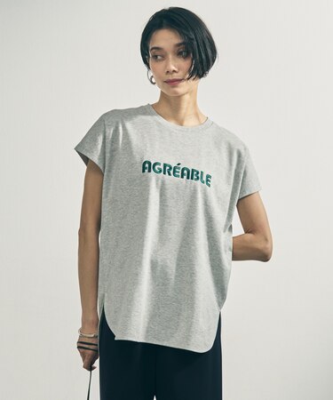 【新色追加】BEAUTY FORM-T cotton ロゴ フレンチスリーブ Tシャツ