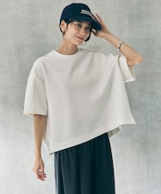 【VERY掲載】BEAUTY FORM JERSEY light サイドZIP プルオーバー