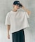 【VERY掲載】BEAUTY FORM JERSEY light サイドZIP プルオーバー