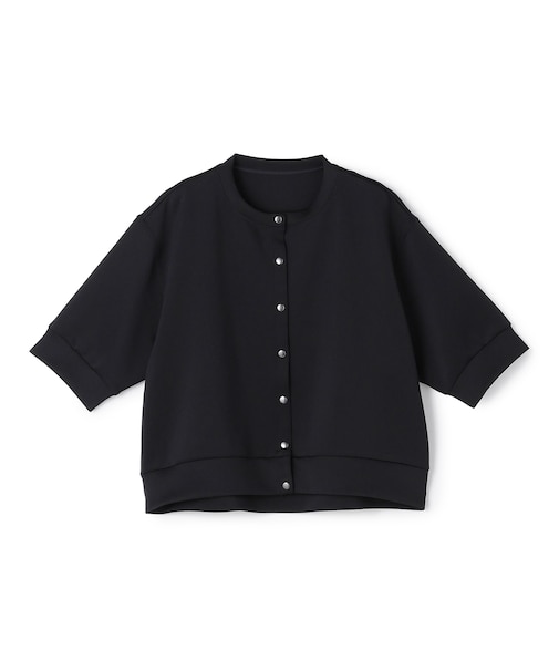 【VERY掲載】BEAUTY FORM JERSEY light スナップカーディガン