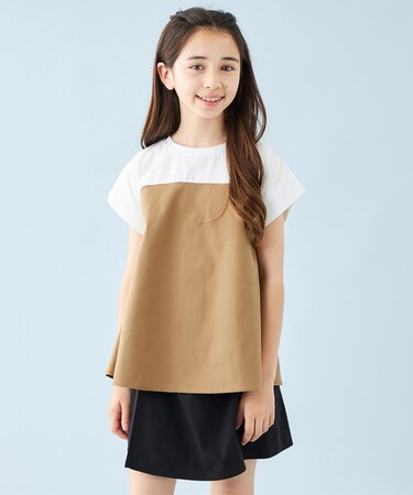 【110-150cm】アソート コンビTシャツ