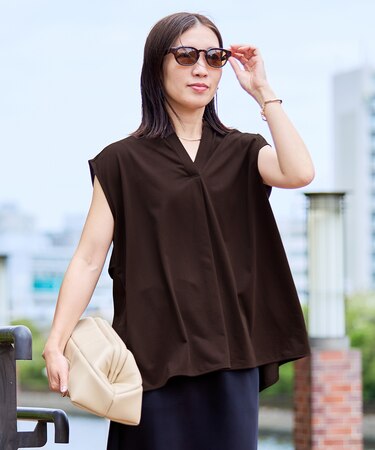 ヒートシールドジャージー キーネック レイヤーT