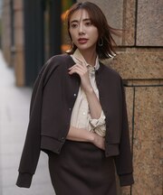 【新色追加】BEAUTY FORM JERSEY スナップカーディガン