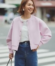 【新色追加】BEAUTY FORM JERSEY スナップカーディガン