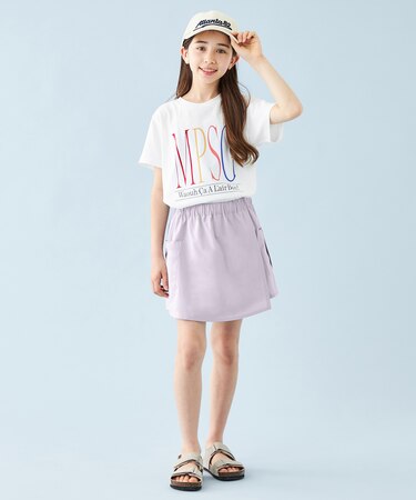 【110-150cm】FINE MOVE ラップキュロット