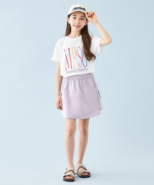 【110-150cm】FINE MOVE ラップキュロット