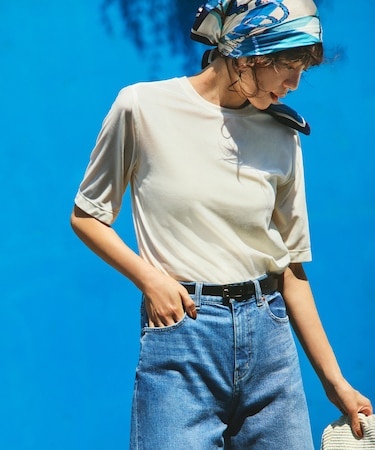 ストレッチベロア Tシャツ